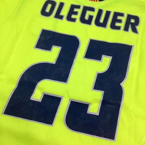 FCバルセロナ (エフシーバルセロナ) サッカーユニフォーム 05-06 アウェイ UCLパッチ付 メンズ SIZE M イエロー