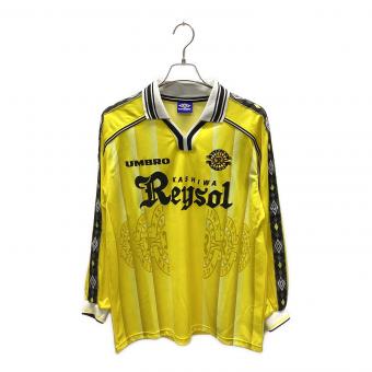 柏レイソル (カシワレイソル) サッカーユニフォーム 99-00 ホーム メンズ SIZE XL イエロー