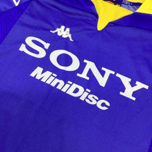 ユベントス サッカーユニフォーム 97-98 アウェイ  SONY時代 メンズ SIZE XL ブルー