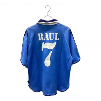 レアル・マドリード サッカーユニフォーム 00-01 ３rd メンズ SIZE 4L スカイブルー