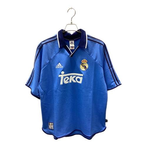 レアル・マドリード サッカーユニフォーム 00-01 ３rd メンズ SIZE 4L スカイブルー