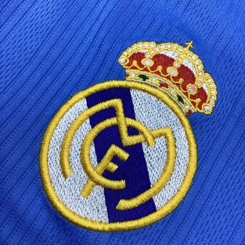レアル・マドリード サッカーユニフォーム 00-01 ３rd メンズ SIZE 4L スカイブルー