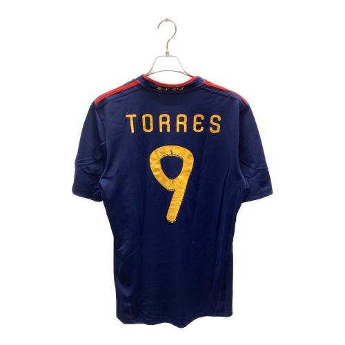 スペイン代表 (スペインダイヒョウ) サッカーユニフォーム P47896 2010アウェイ SIZE L ネイビー