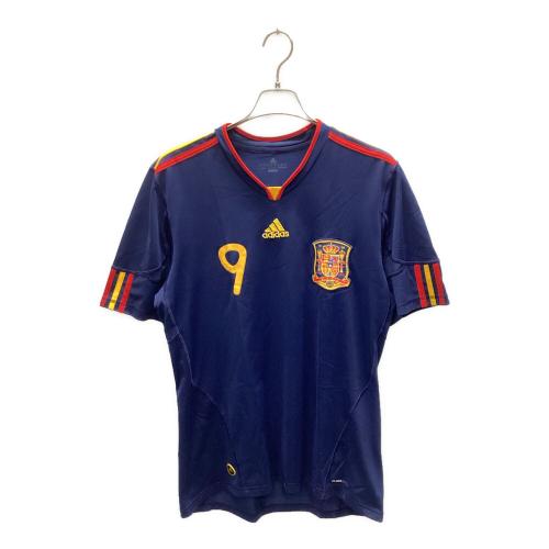 スペイン代表 (スペインダイヒョウ) サッカーユニフォーム P47896 2010アウェイ SIZE L ネイビー