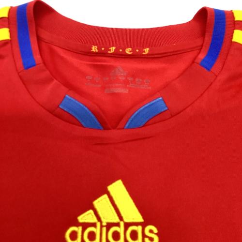 スペイン代表 (スペインダイヒョウ) サッカーユニフォーム P47902 2010ホーム SIZE L レッド