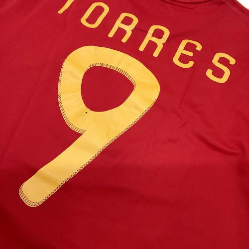 スペイン代表 (スペインダイヒョウ) サッカーユニフォーム P47902 2010ホーム SIZE L レッド