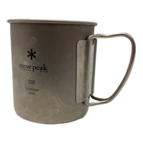 Snow peak (スノーピーク) チタンシングルマグ300 アウトドア食器 シルバー