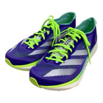 adidas (アディダス) ランニングシューズ ID3628 ADIZERO TAKUMI SEN 10 レディース SIZE 23.5cm ブルー×イエロー