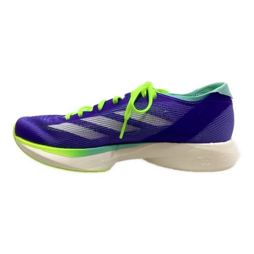 adidas (アディダス) ランニングシューズ ID3628 ADIZERO TAKUMI SEN 10 レディース SIZE 23.5cm ブルー×イエロー