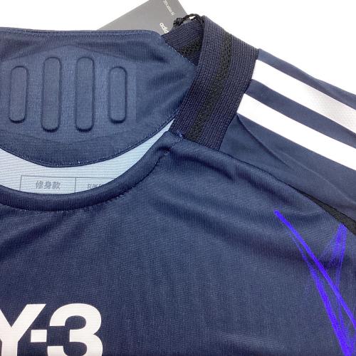 日本代表 (ニホンダイヒョウ) サッカーユニフォーム IS5611 2024オーセンティック 長袖 メンズ SIZE S ネイビー