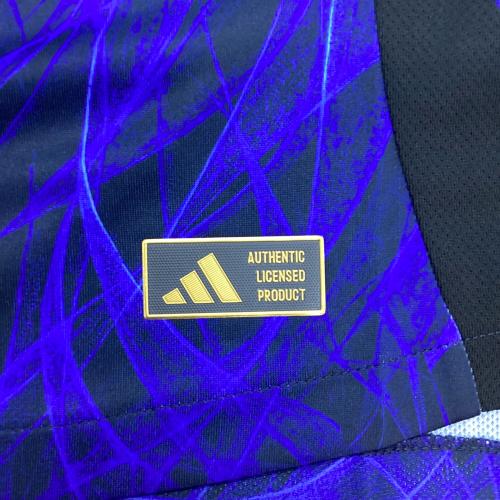 日本代表 (ニホンダイヒョウ) サッカーユニフォーム IS5611 2024オーセンティック 長袖 メンズ SIZE S ネイビー