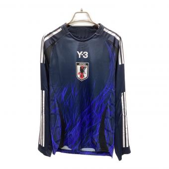 日本代表 (ニホンダイヒョウ) サッカーユニフォーム IS5611 2024オーセンティック 長袖ユニ メンズ SIZE S ネイビー