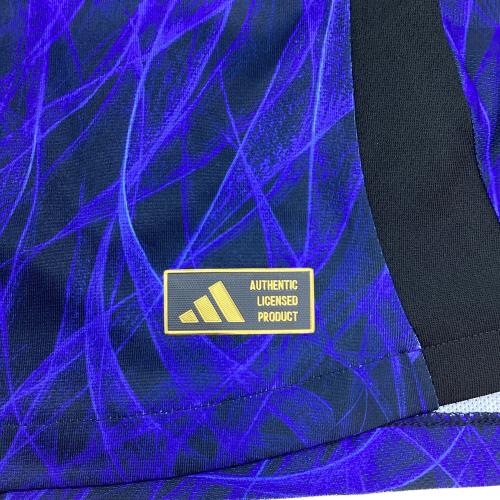 日本代表 (ニホンダイヒョウ) サッカーユニフォーム IS5611 2024オーセンティック 長袖ユニ メンズ SIZE S ネイビー