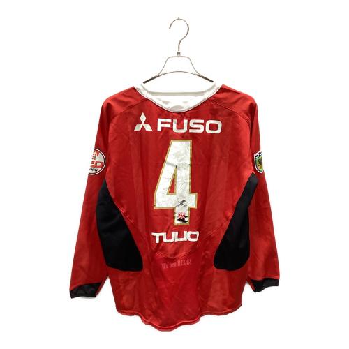 浦和レッズ (ウラワレッズ) サッカーユニフォーム 128220 06ホーム長袖 SIZE L レッド