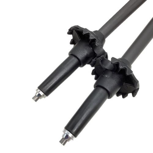 LekiSport (レキスポーツ) トレッキングポール 65229001 110-130cm ブラック BLACK SERIES FX CARBON