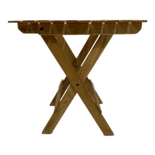 Blue Ridge Chair Works (ブルーリッジチェアワークス) アウトドアテーブル 旧ロゴ ナチュラル フォールディングテーブル