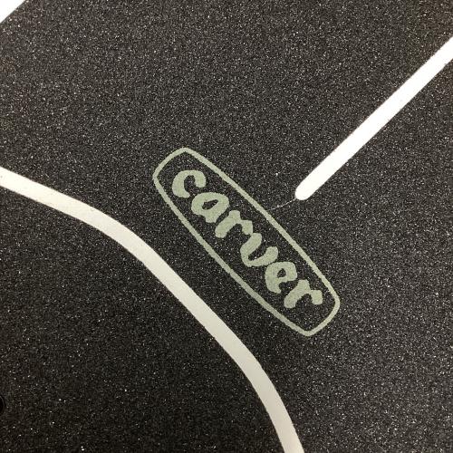 CARVER (カーバー) BLACK TIP スケートボード 32.5インチ 社外品ケース付 ホワイトｘブラック