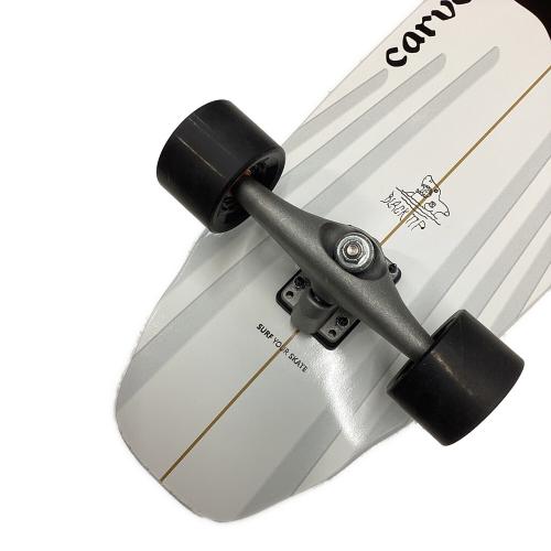 CARVER (カーバー) BLACK TIP スケートボード 32.5インチ 社外品ケース付 ホワイトｘブラック