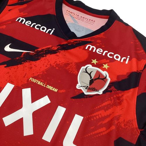 鹿島アントラーズ (カシマアントラーズ) サッカーユニフォーム HJ1390 2025シーズンホームレプリカ SIZE XL レッド