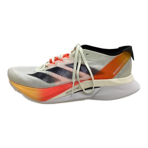 adidas (アディダス) ランニングシューズ IG3320 アディゼロ ボストン 12 M ユニセックス SIZE 22.5cm ホワイト×レッド