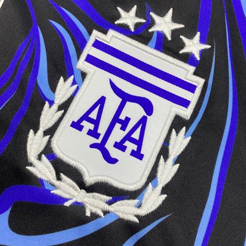 アルゼンチン代表 (アルゼンチンダイヒョウ) サッカーユニフォーム JM8395 2026ワールドカップ2nd ユニフォーム メンズ SIZE 2XL ブルー×ネイビー