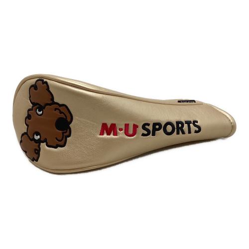 M U SPORTS (エムユースポーツ) ヘッドカバー ドライバー・フェアウェイ・ユーティリティー・パター ベージュ 4点セット