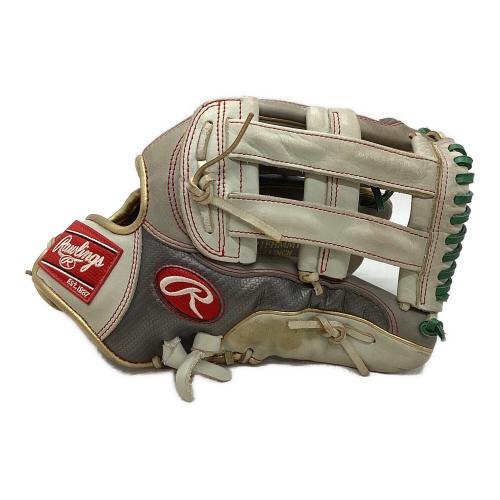 RAWLINGS (ローリングス) HOH MULTI MATERIAL SHELL 軟式グローブ GR1FHMMY70 ホワイトxシルバー