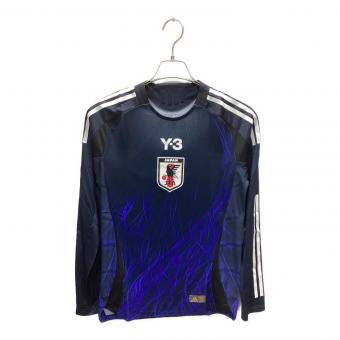 日本代表 (ニホンダイヒョウ) サッカーユニフォーム IS5611 2024オーセンティック 長袖 メンズ SIZE S ネイビー