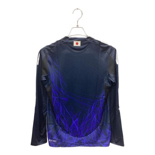 日本代表 (ニホンダイヒョウ) サッカーユニフォーム IS5611 2024オーセンティック 長袖 メンズ SIZE S ネイビー