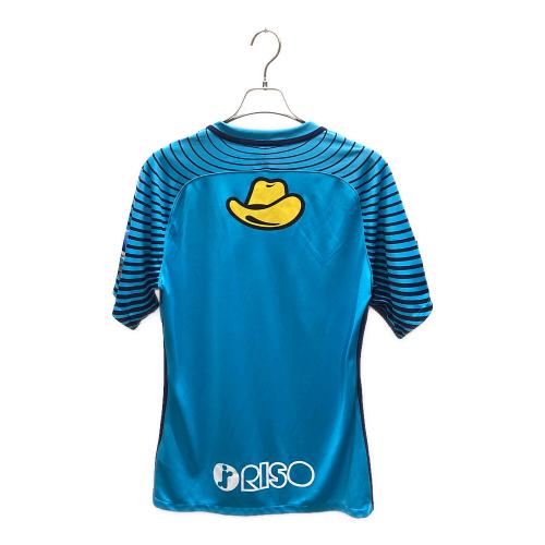鹿島アントラーズ (カシマアントラーズ) サッカーユニフォーム 839066 2018GK ACLパッチ付 半袖 メンズ SIZE 2XL ブルー