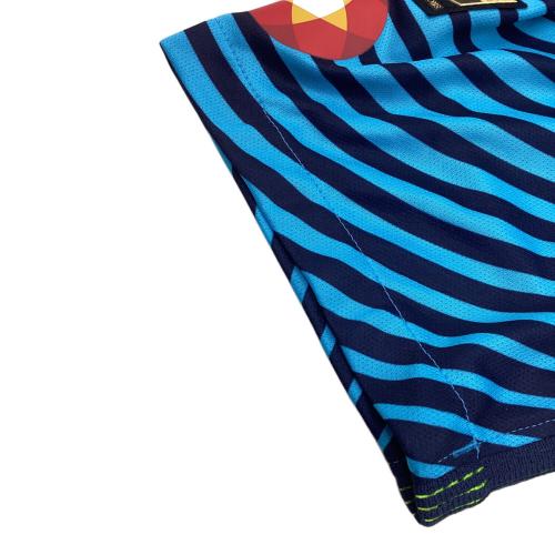 鹿島アントラーズ (カシマアントラーズ) サッカーユニフォーム 839066 2018GK ACLパッチ付 半袖 メンズ SIZE 2XL ブルー