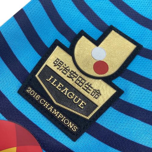 鹿島アントラーズ (カシマアントラーズ) サッカーユニフォーム 839066 2018GK ACLパッチ付 半袖 メンズ SIZE 2XL ブルー