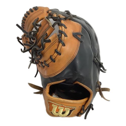 Wilson (ウィルソン) Wilson Staff 軟式グローブ RG39 21E刻印有 ケース・元箱付 @ ブラック×オレンジ