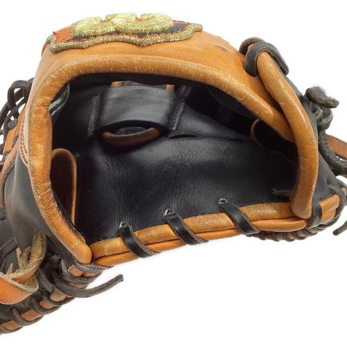 Wilson (ウィルソン) Wilson Staff 軟式グローブ RG39 21E刻印有 ケース・元箱付 @ ブラック×オレンジ
