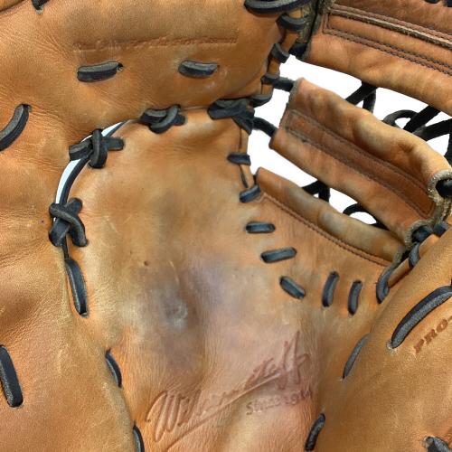 Wilson (ウィルソン) Wilson Staff 軟式グローブ RG39 21E刻印有 ケース・元箱付 @ ブラック×オレンジ