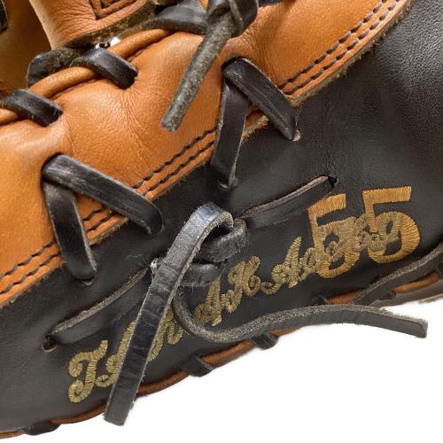 Wilson (ウィルソン) Wilson Staff 軟式グローブ RG39 21E刻印有 ケース・元箱付 @ ブラック×オレンジ