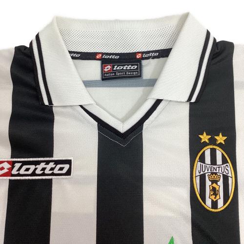 ユベントス LOTTO サッカーユニフォーム メンズ SIZE XL ホワイト×ブラック