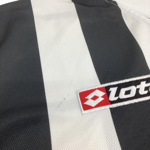 ユベントス LOTTO サッカーユニフォーム メンズ SIZE XL ホワイト×ブラック