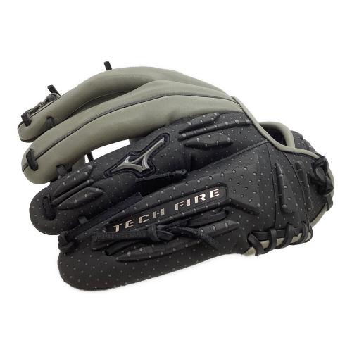 MIZUNO (ミズノ) TECH FIRE 軟式グローブ ケース付 2023秋冬モデル グレー