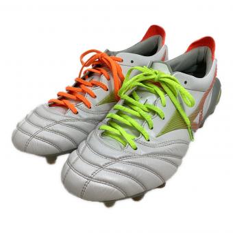 MIZUNO サッカースパイク P1GA268054 モレリアネオV JAPAN 2026年秋冬限定カラー メンズ SIZE 26cm スーパーホワイトパール×イエロー×オレンジ P1GA268054