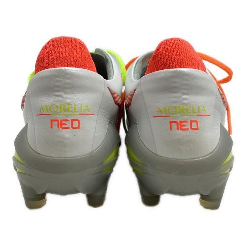 MIZUNO サッカースパイク P1GA268054 モレリアネオV JAPAN 2026年秋冬限定カラー メンズ SIZE 26cm スーパーホワイトパール×イエロー×オレンジ P1GA268054