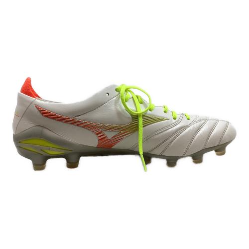 MIZUNO サッカースパイク P1GA268054 モレリアネオV JAPAN 2026年秋冬限定カラー メンズ SIZE 26cm スーパーホワイトパール×イエロー×オレンジ P1GA268054