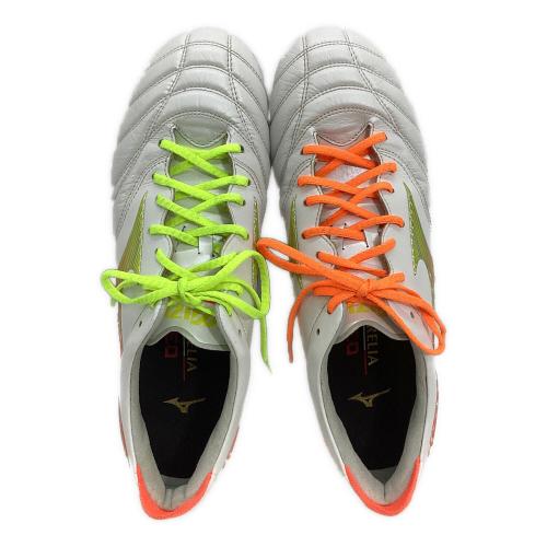 MIZUNO サッカースパイク P1GA268054 モレリアネオV JAPAN 2026年秋冬限定カラー メンズ SIZE 26cm スーパーホワイトパール×イエロー×オレンジ P1GA268054