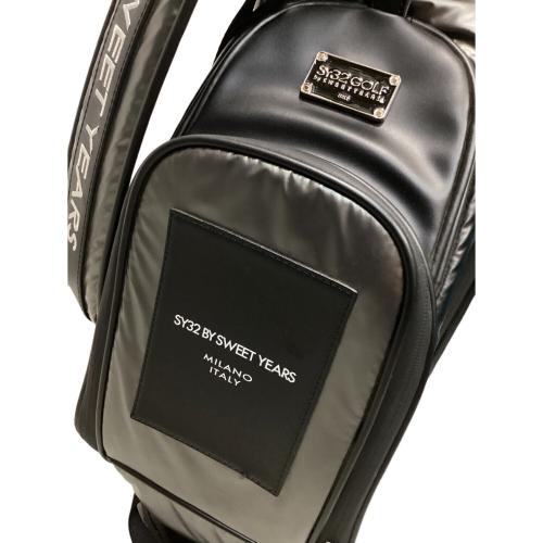 SY32 GOLF by SWEET YEARS キャディバッグ 2025年モデル 9.0型（47inch対応） ブラック メタリック スラッシュ スタンド キャディバッグ