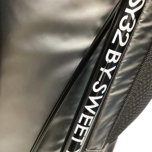SY32 GOLF by SWEET YEARS キャディバッグ 2025年モデル 9.0型（47inch対応） ブラック メタリック スラッシュ スタンド キャディバッグ