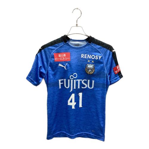 川崎フロンターレ (カワサキフロンターレ) サッカーユニフォーム 2019ホーム 2018優勝記念パッチ付 メンズ SIZE S スカイブルー