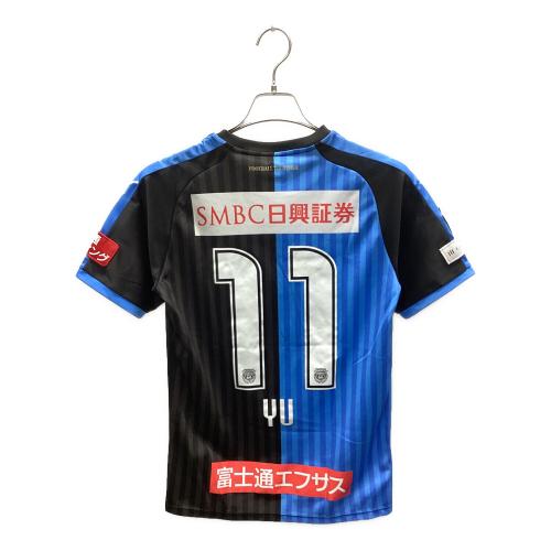 川崎フロンターレ (カワサキフロンターレ) サッカーユニフォーム 2018ホーム 2017優勝記念パッチ付 メンズ SIZE S スカイブルー