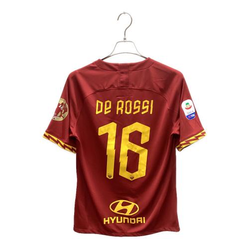 ASローマ (アッソチアツィオーネ・スポルティーバ・ローマ) サッカーユニフォーム AJ5559 ラストマッチ仕様 メンズ SIZE M レッド