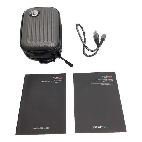 MILESEEY GOLF ゴルフ距離測定器 ハードケース・箱付 ブラック GenePro