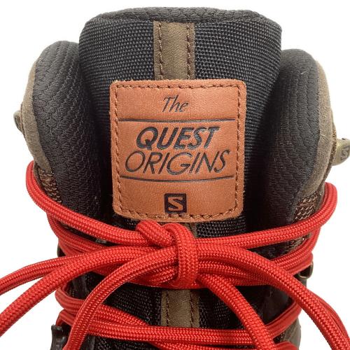 SALOMON (サロモン) quest origin ハイカット(ソフトソール) トレッキングシューズ 371051 メンズ SIZE 26.5cm ブラウン